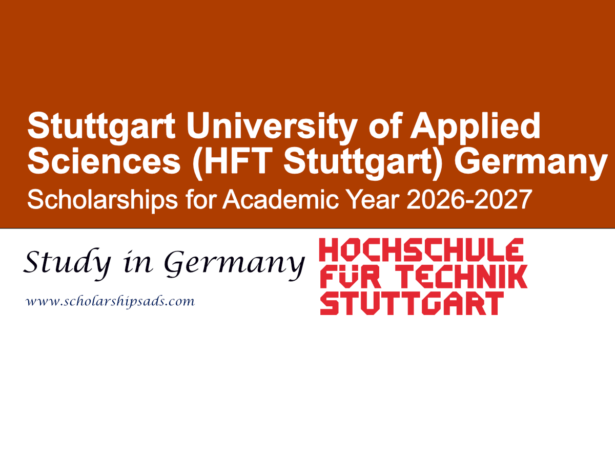 Germany Stuttgart University of Applied Sciences (HFT Stuttgart) Scholarships 2026