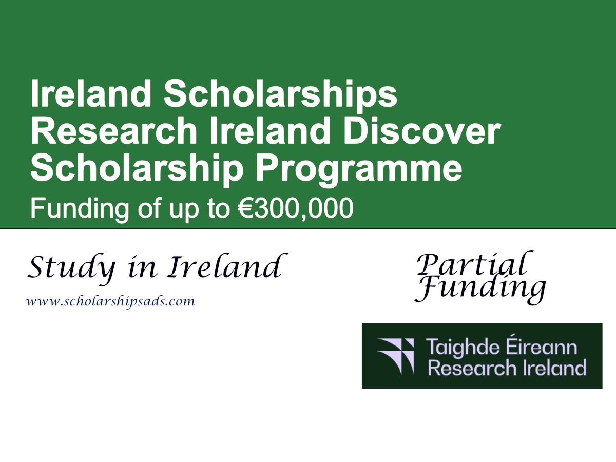 Research Ireland Discover Scholarship Programme 2026