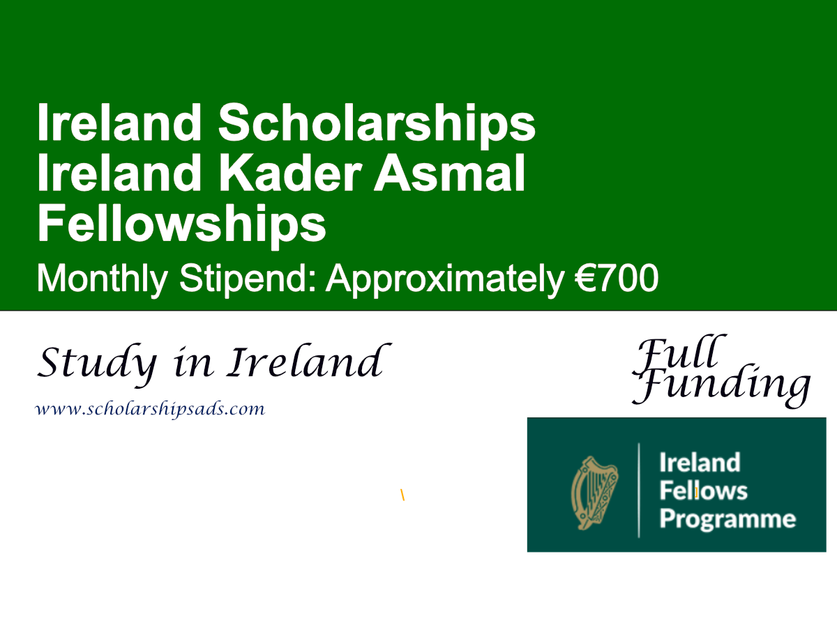 Ireland Kader Asmal Fellowships 2027 in Ireland