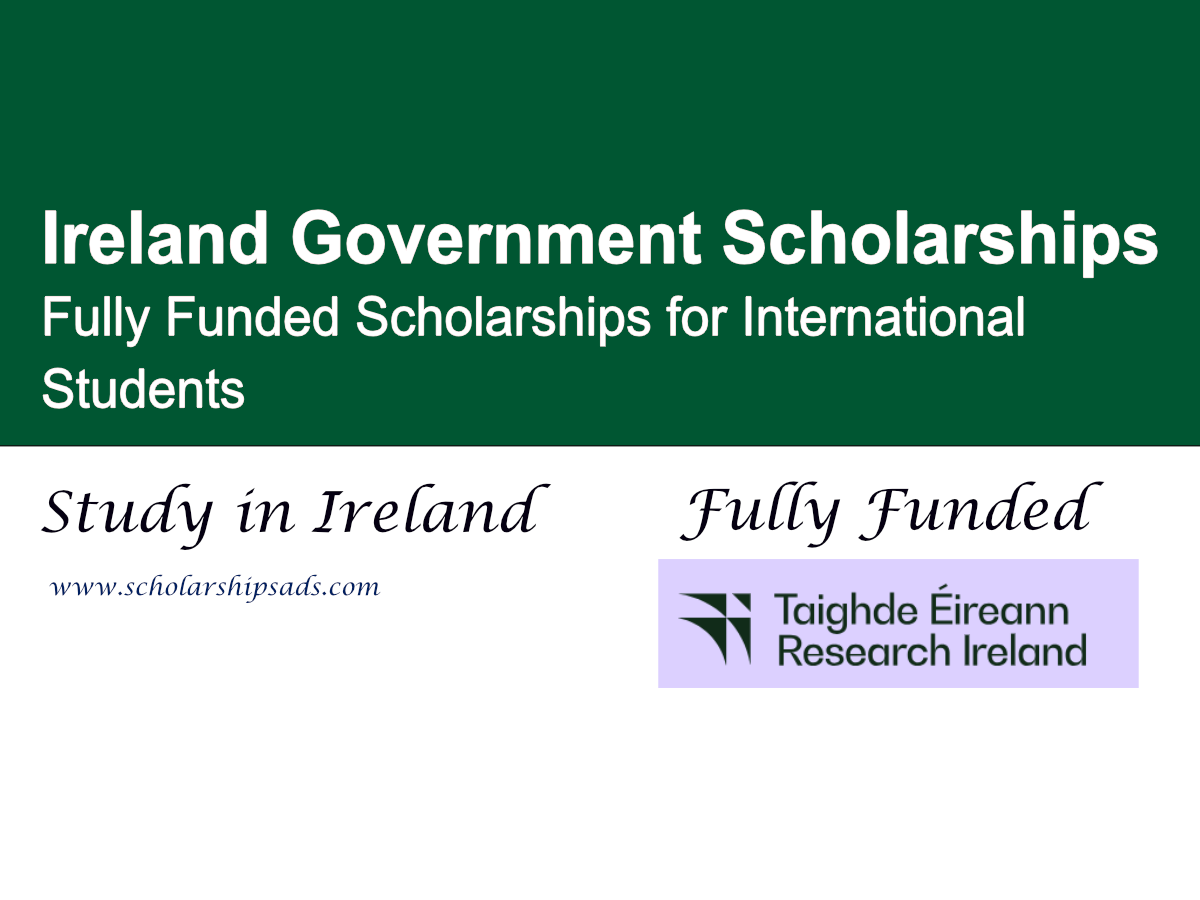 Ireland Government Scholarships 2026 (Fully Funded)
