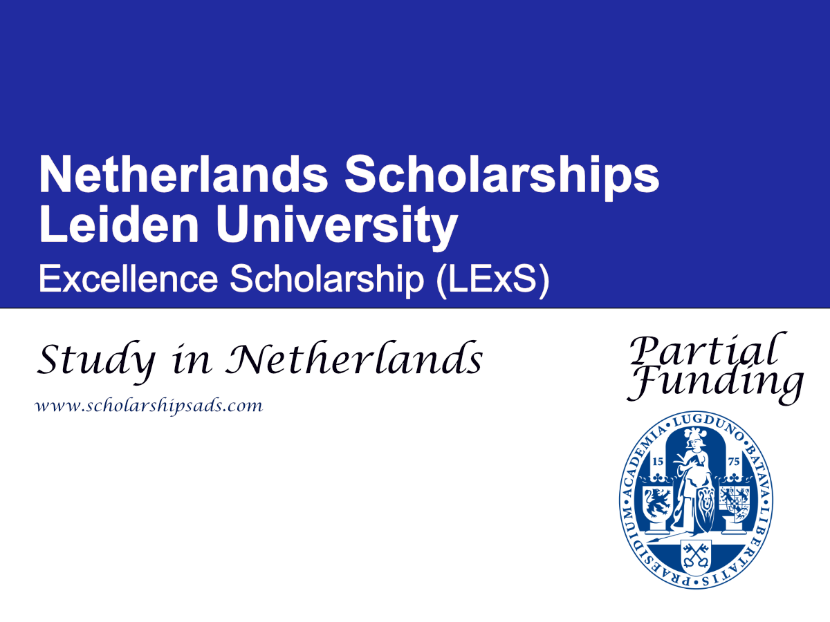 Leiden University Excellence Scholarship 2026 (LExS) in the Netherlands
