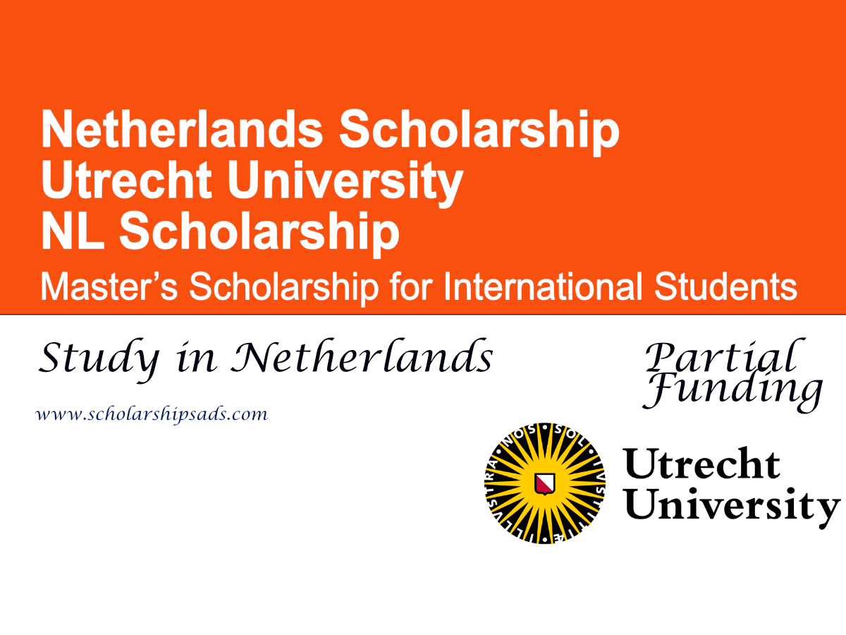 Utrecht University NL Scholarship 2026 , Netherlands (Master’s Scholarship for International Students)