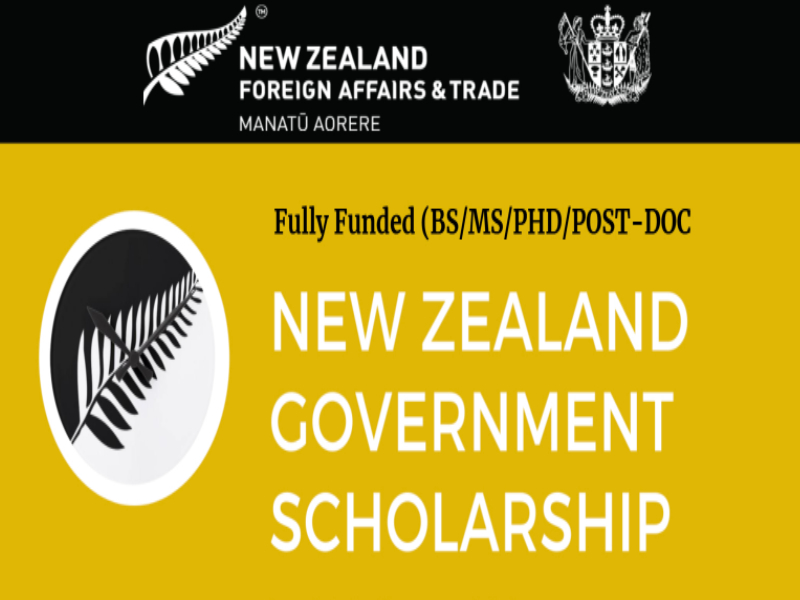 New Zealand Government Funded Scholarships for International students