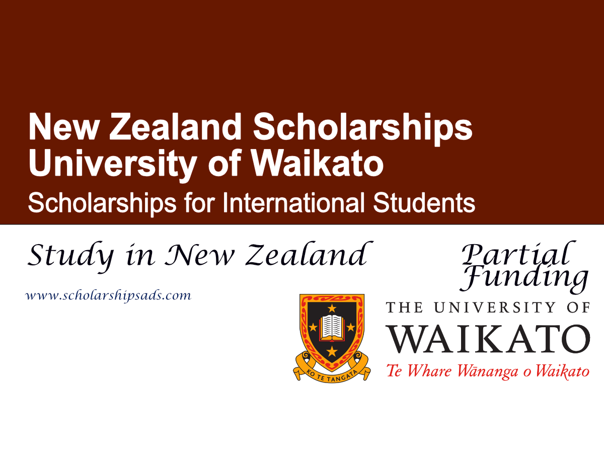 University of Waikato Scholarships 2026 , New Zealand