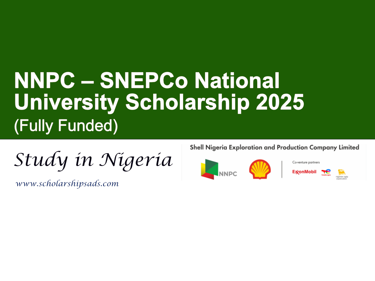 Nigeria NNPC – SNEPCo National University Scholarship 2025 (Fully Funded)