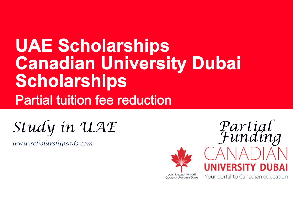 Canadian University Dubai Scholarships 2026, UAE