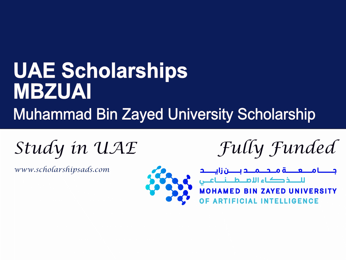 Muhammad Bin Zayed University MBZUAI Scholarships 2026