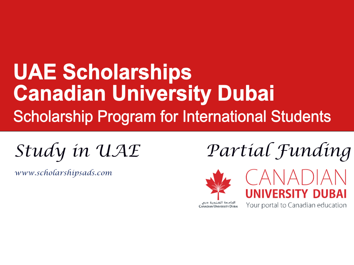 Canadian University Dubai Scholarships 2026, UAE