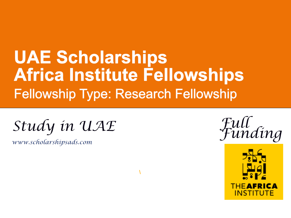 UAE Africa Institute Fellowships 2027 in UAE