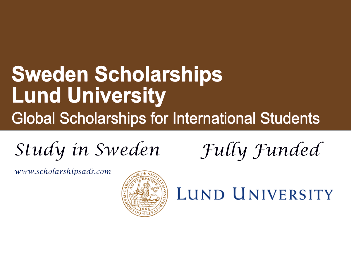 Lund University Sweden Global Scholarships 2026 (Fully Funded)