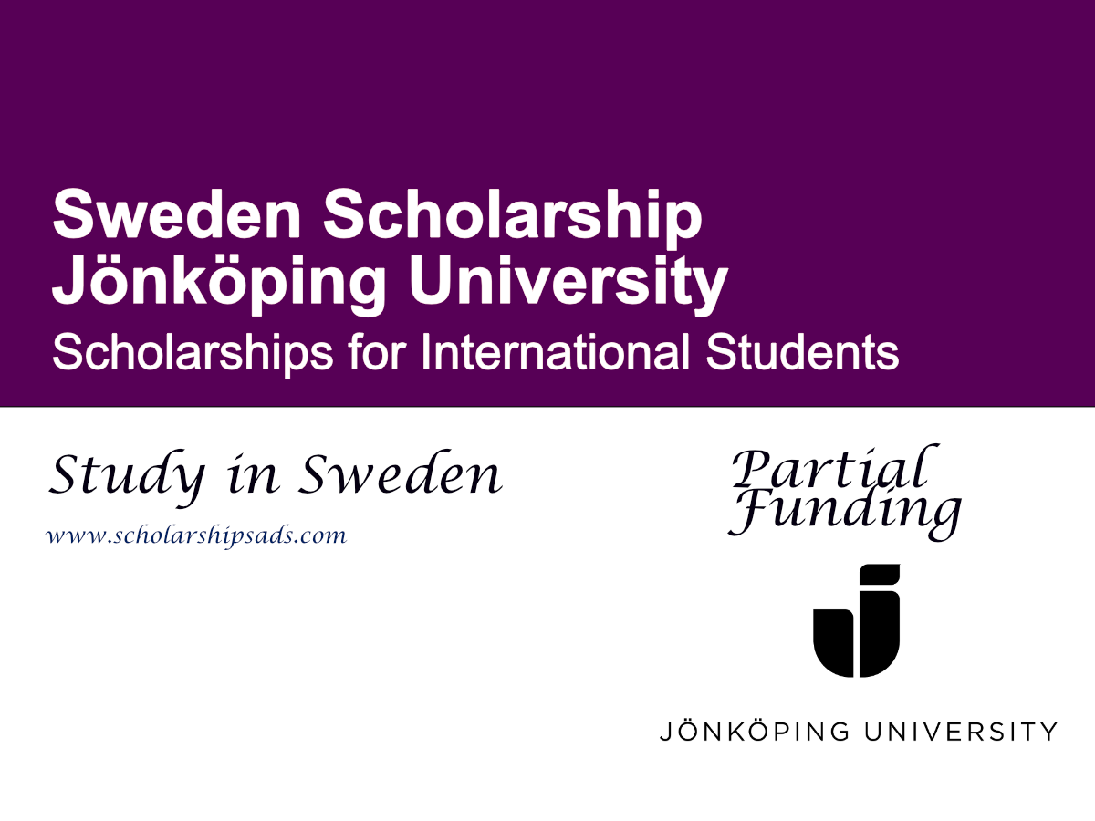 Jönköping University Scholarships 2026, Sweden