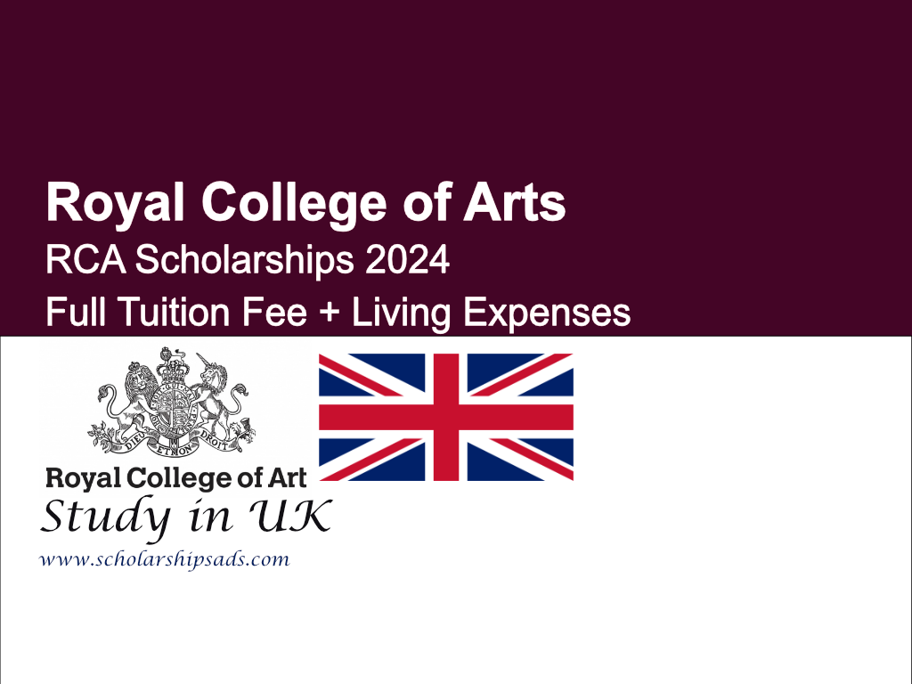 Royal College of Arts RCA UK Scholarships 2025
