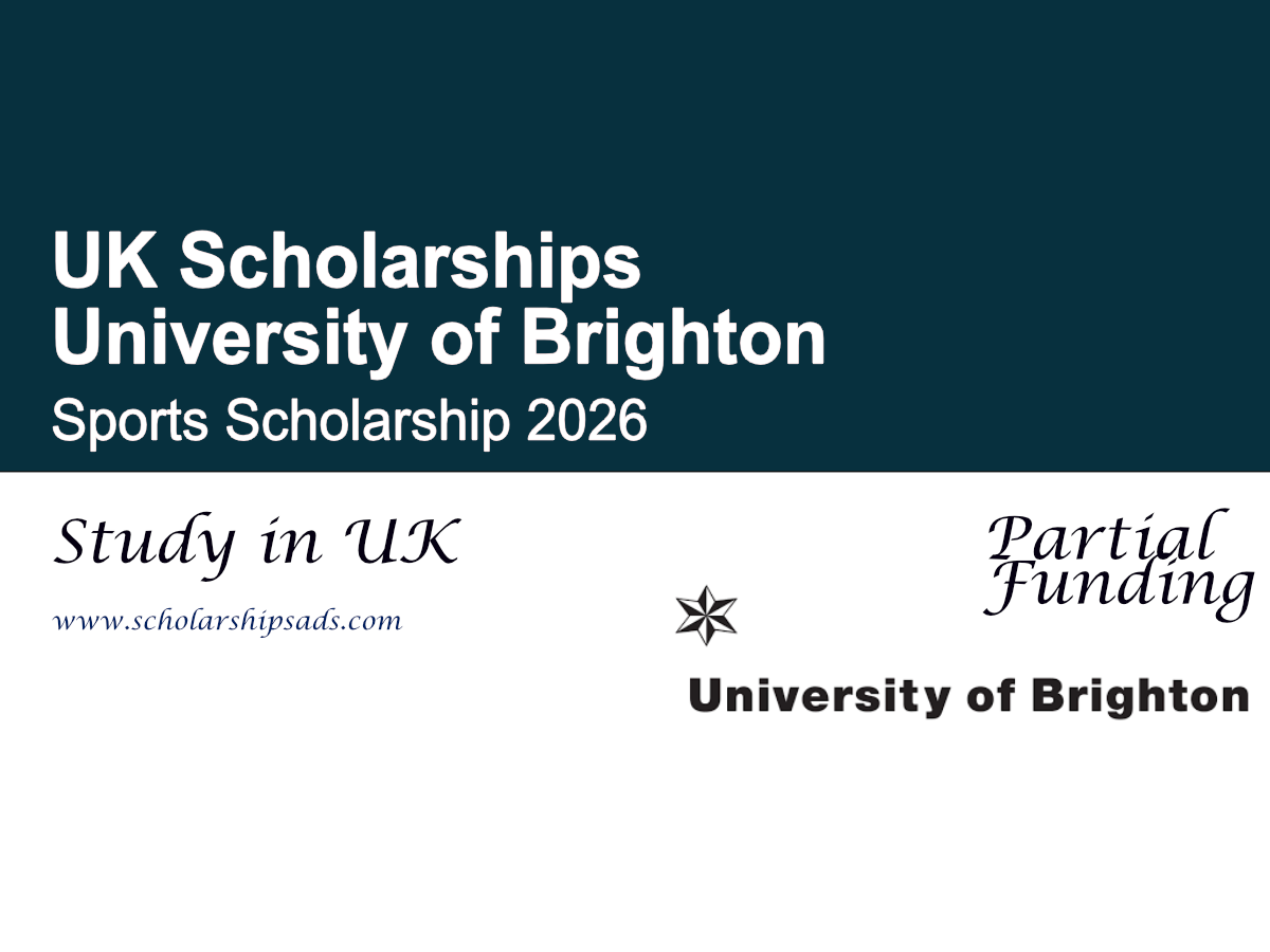University of Brighton Sports Scholarship 2026, UK