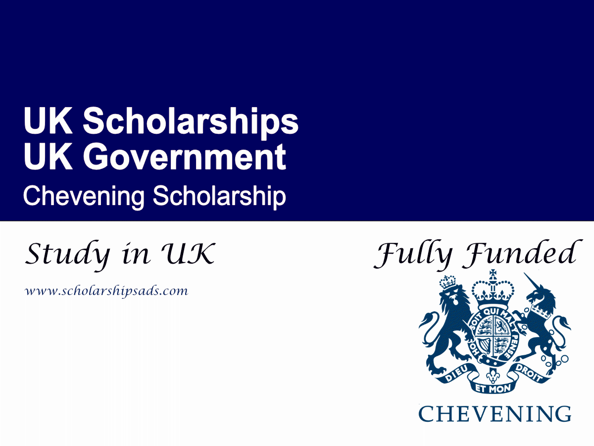 UK Government Chevening Scholarship 2026 (Fully Funded)