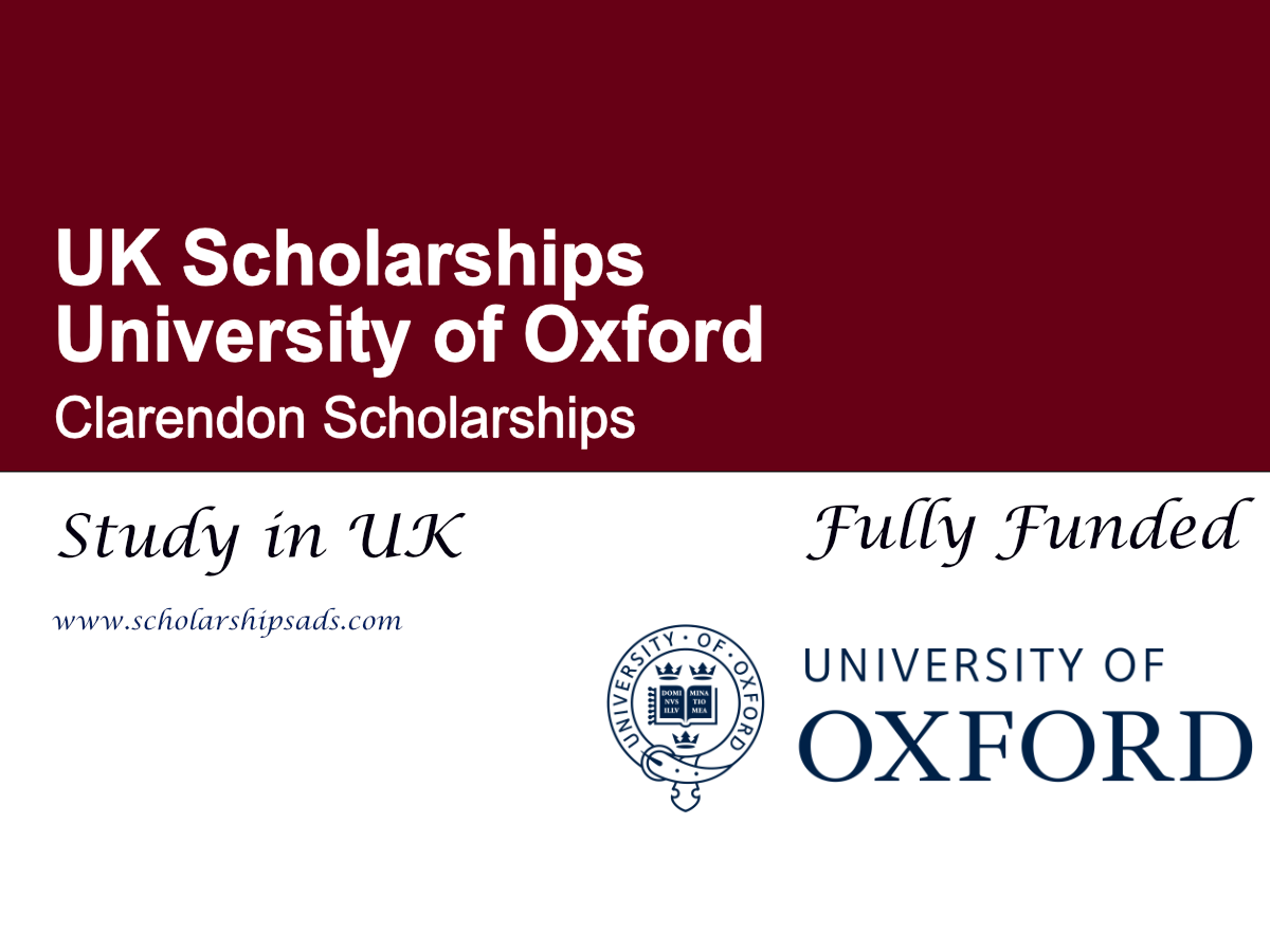 University of Oxford Clarendon Scholarships 2026 , UK (Fully Funded)