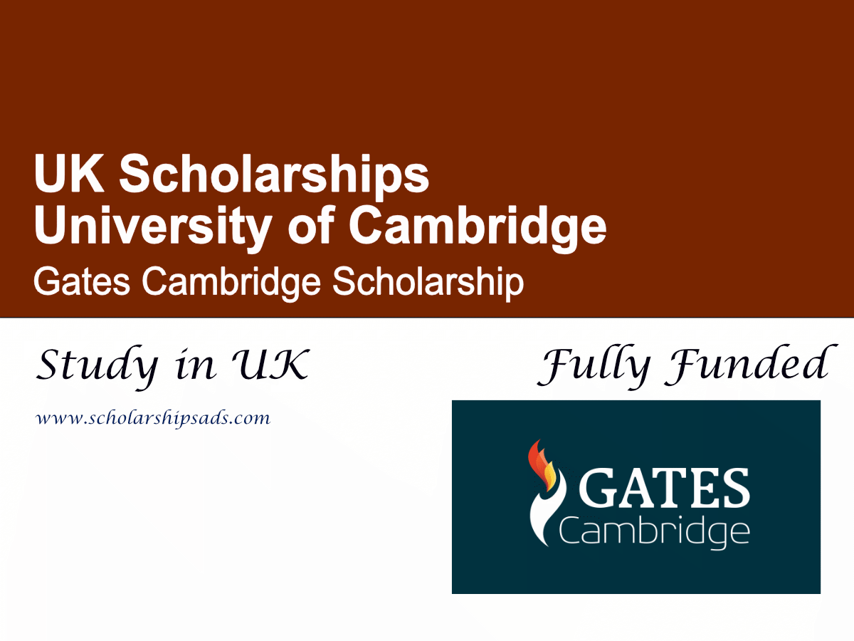 Gates Cambridge Scholarship 2026 , UK (Fully Funded)