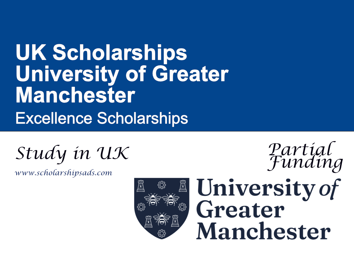 University of Greater Manchester Excellence Scholarships 2026 in the UK