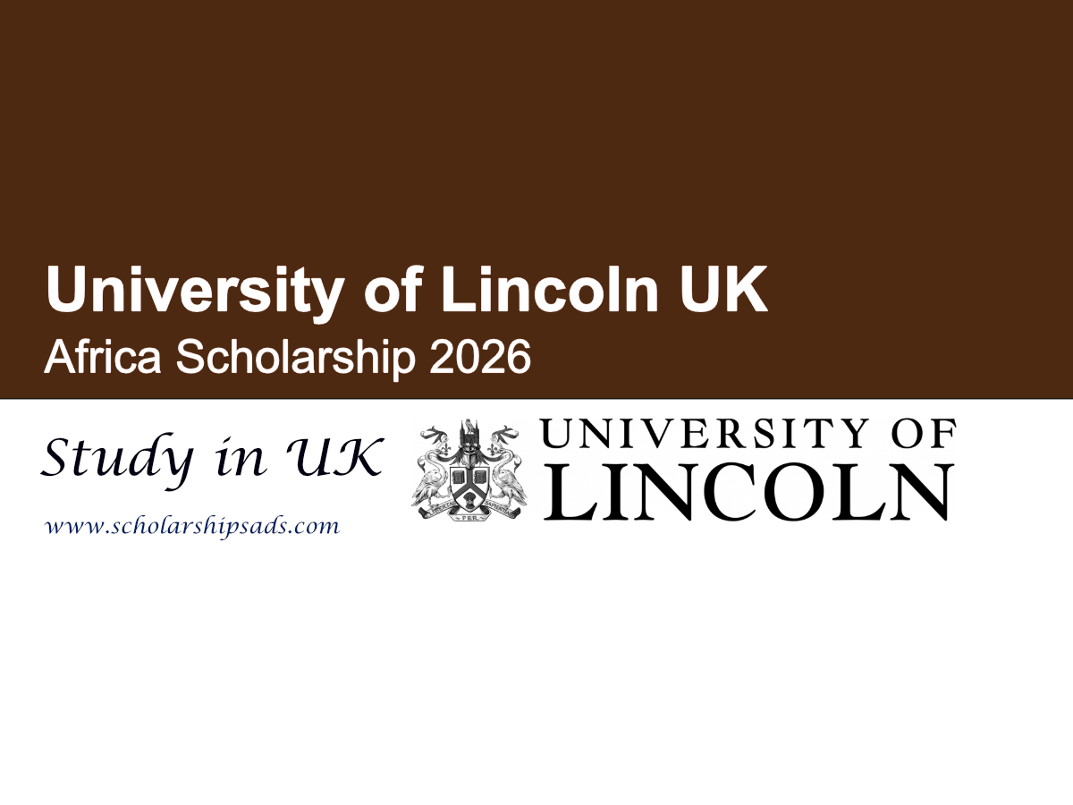 UK University of Lincoln Africa Scholarship 2026