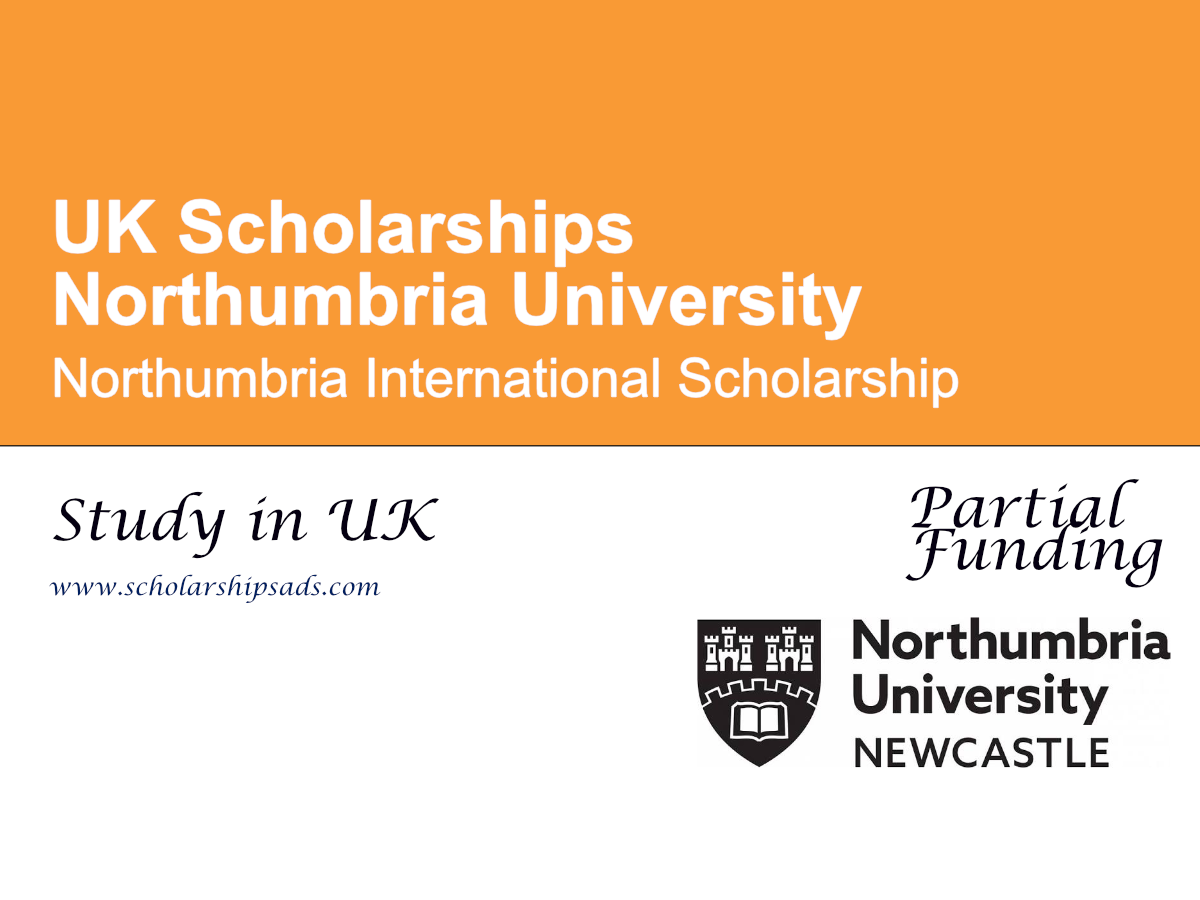 Northumbria International Scholarship 2026, UK