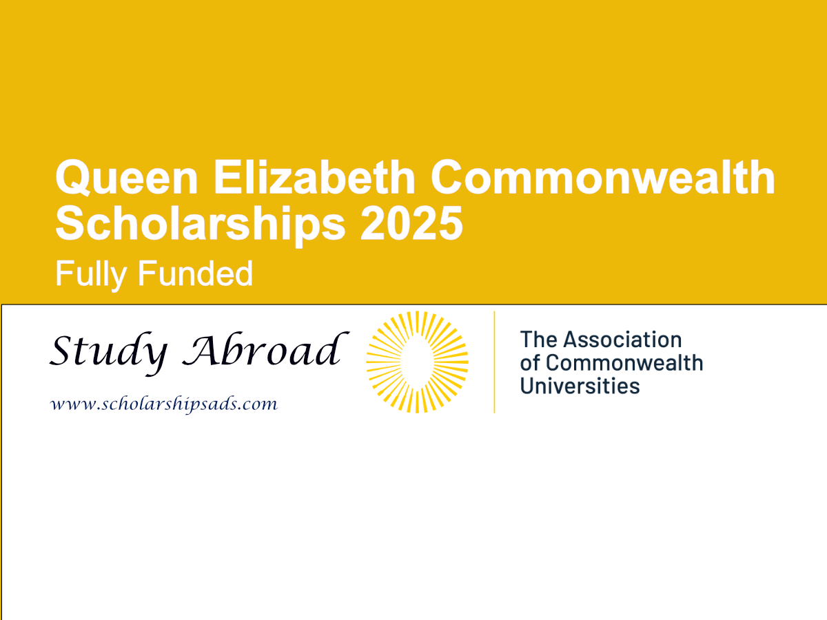 Queen Elizabeth Commonwealth UK Scholarships 2025 (Fully Funded)