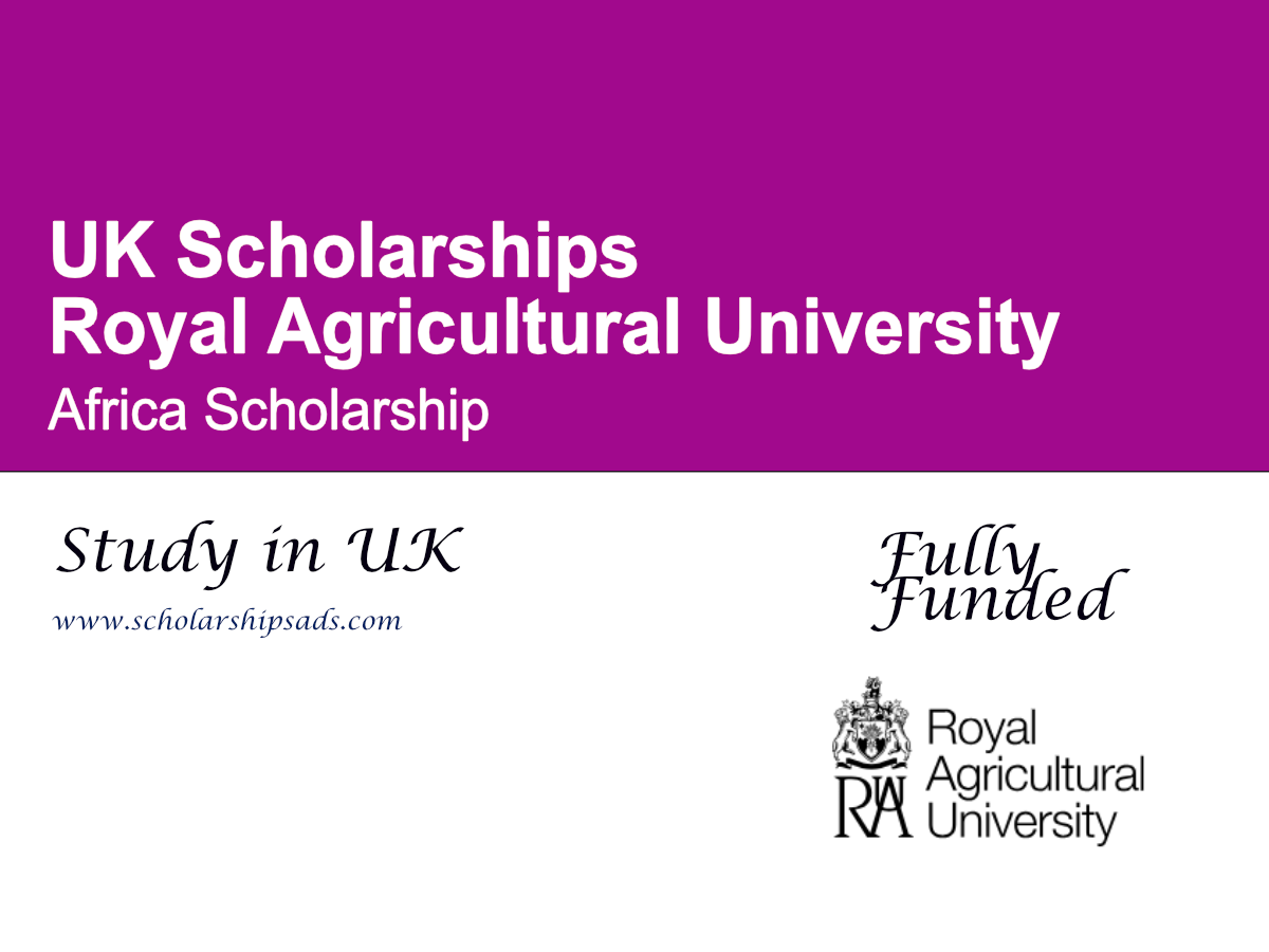Royal Agricultural University Africa Scholarship 2027 (UK) – MSc Funding Opportunity