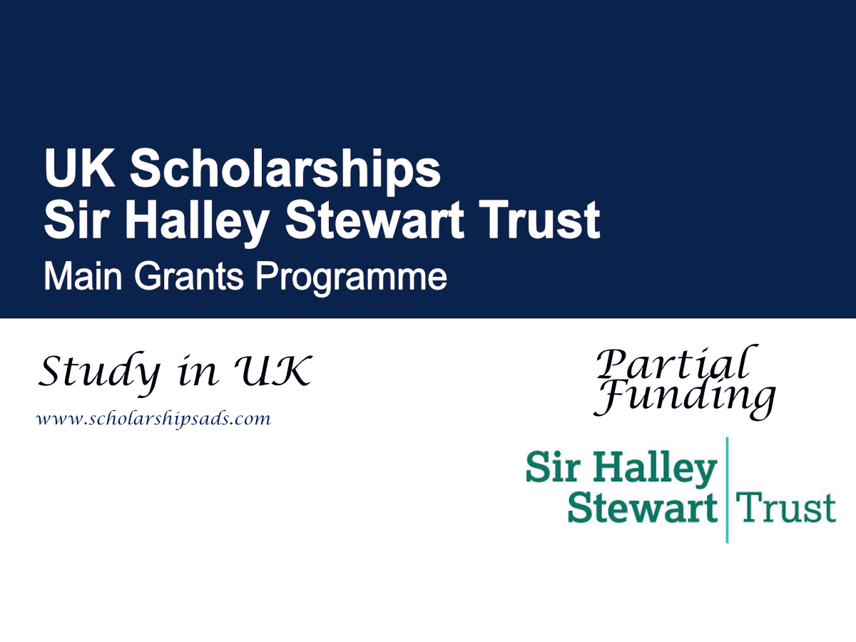 Sir Halley Stewart Trust Main Grants Programme 2026 (Up to £60,000 Funding), UK