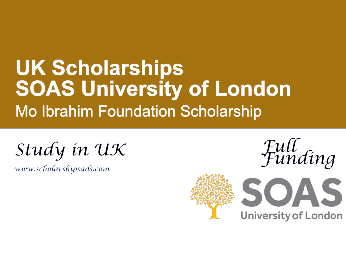 SOAS University of London Mo Ibrahim Foundation Scholarship