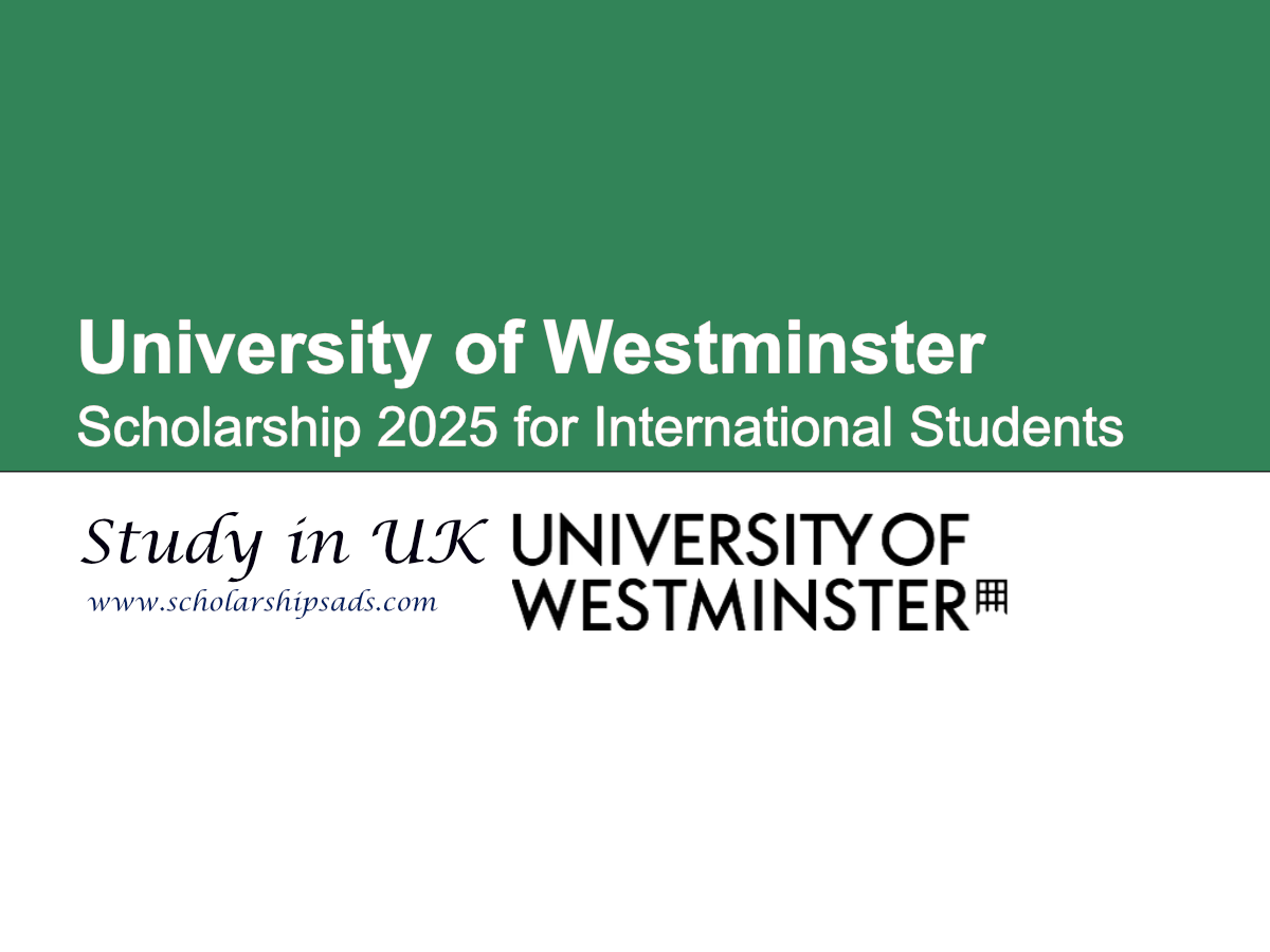 University of Westminster UK Scholarships 2025