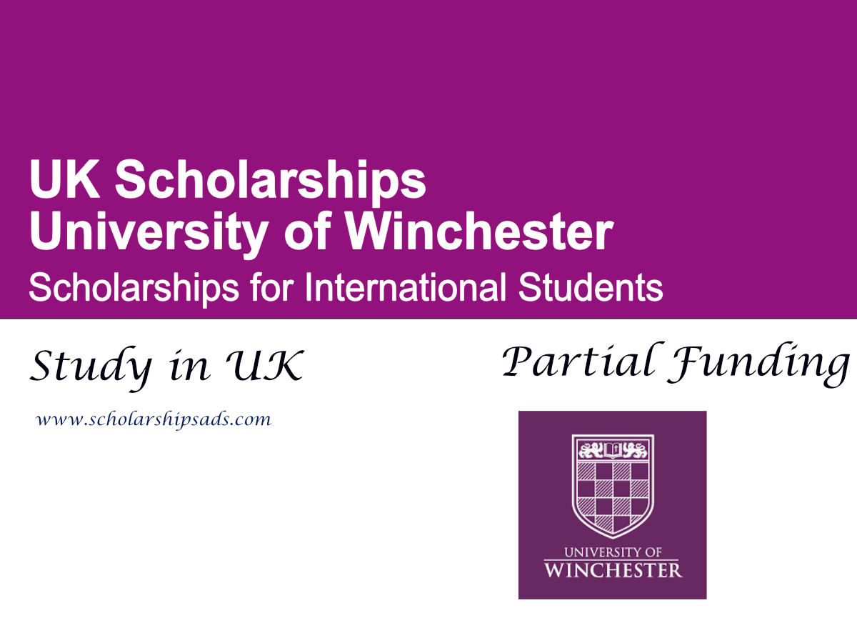 University of Winchester International Scholarships 2026 , UK