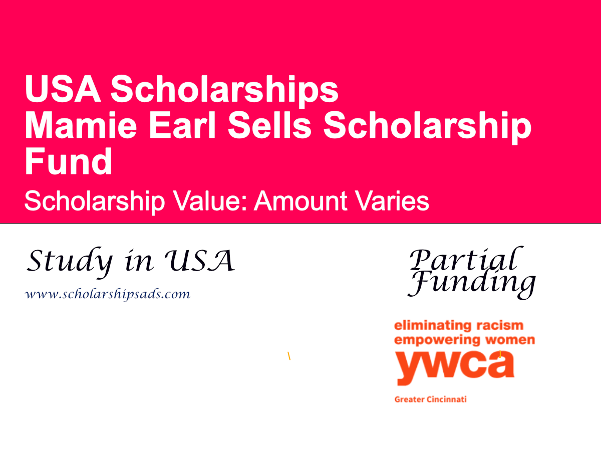 Mamie Earl Sells Scholarship Fund in USA