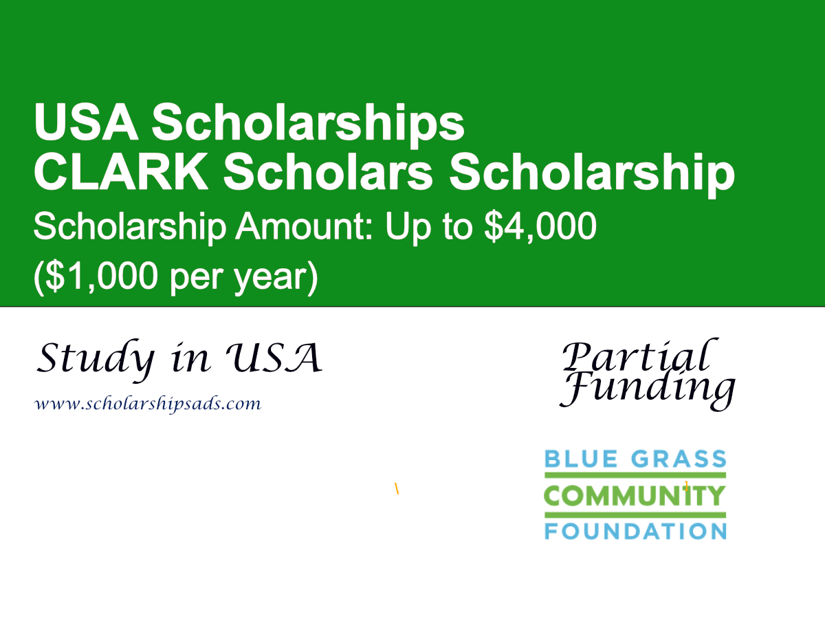 CLARK Scholars Scholarship in USA