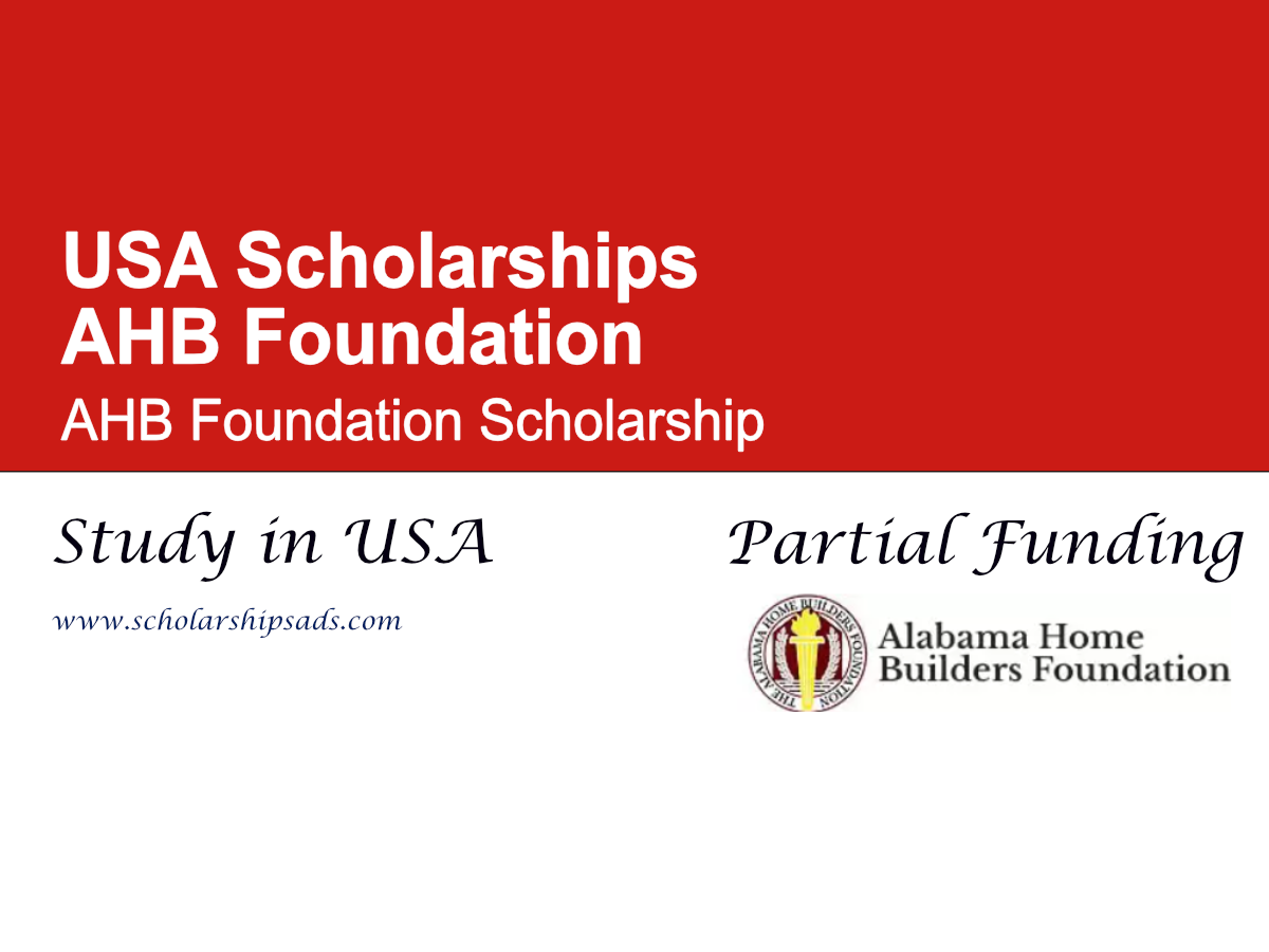 AHB Foundation Scholarship 2026 , USA