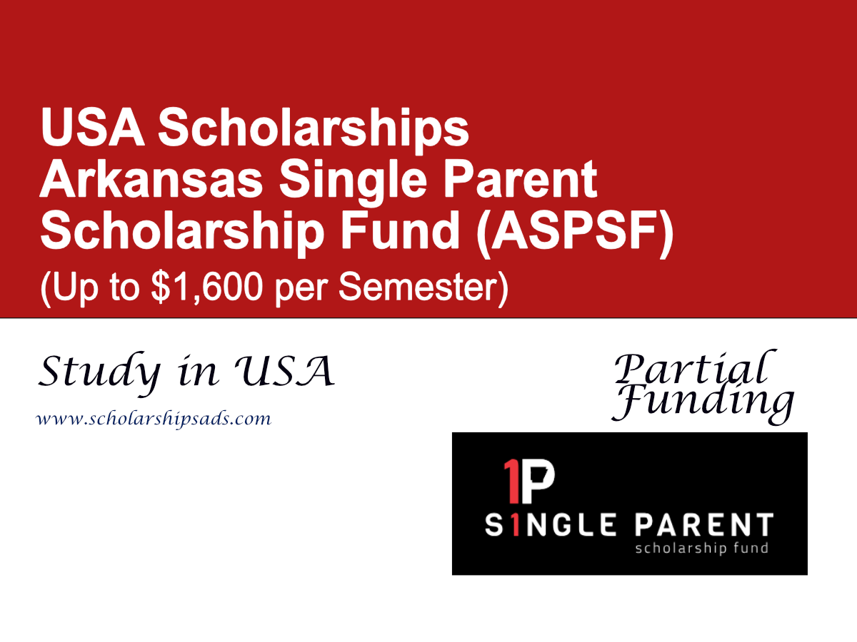 Arkansas Single Parent Scholarship Fund (ASPSF), USA (Up to $1,600 per Semester)