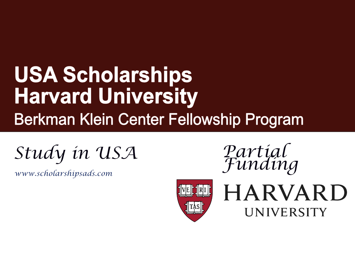 Harvard University Berkman Klein Center Fellowship Program 2026