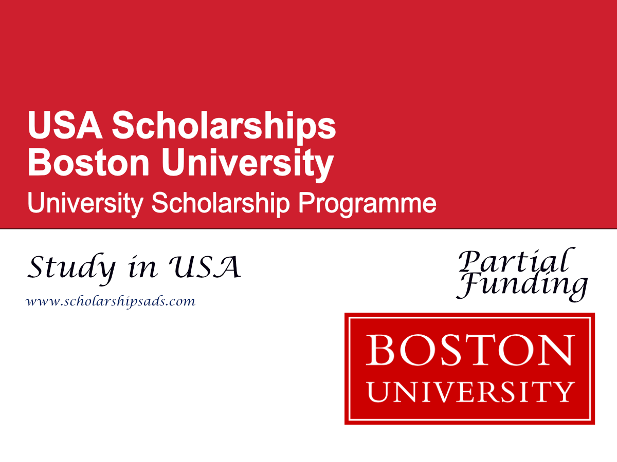 Boston University Merit Scholarships for First-Year Students 2026 , USA