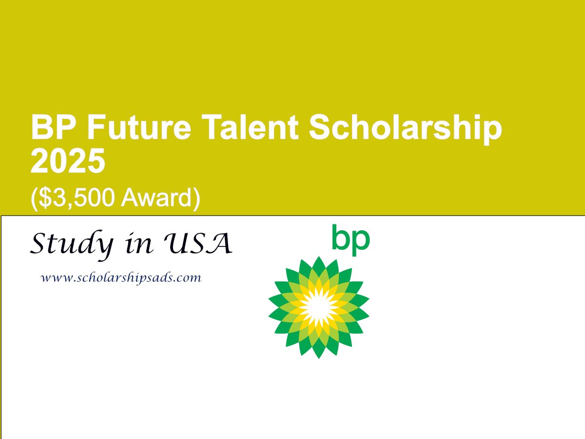 BP Future Talent Scholarship 2025, USA ($3,500 Award)