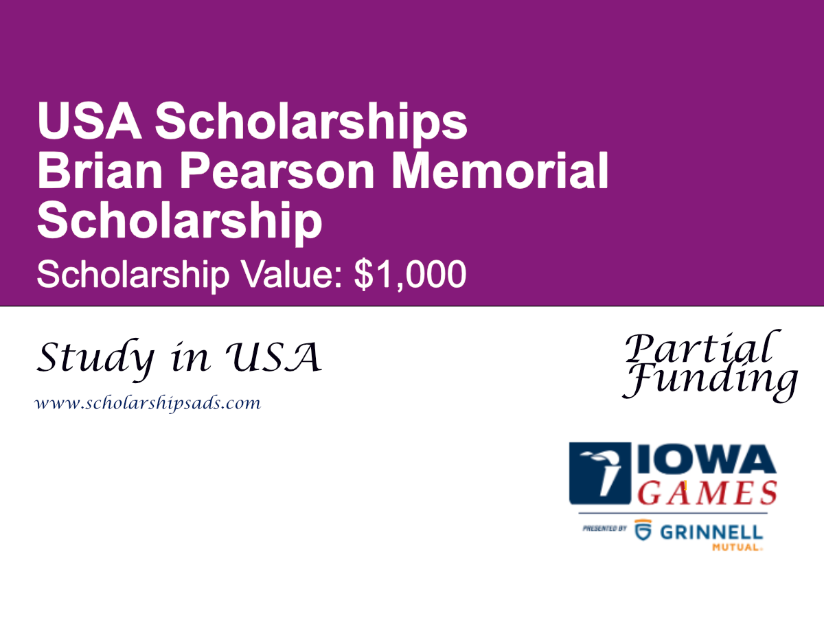 Brian Pearson Memorial Scholarship in USA