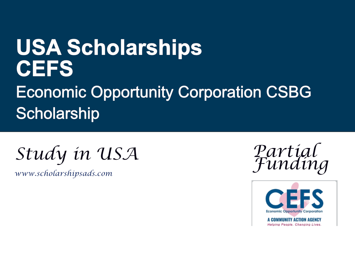 CEFS Economic Opportunity Corporation CSBG Scholarship in USA