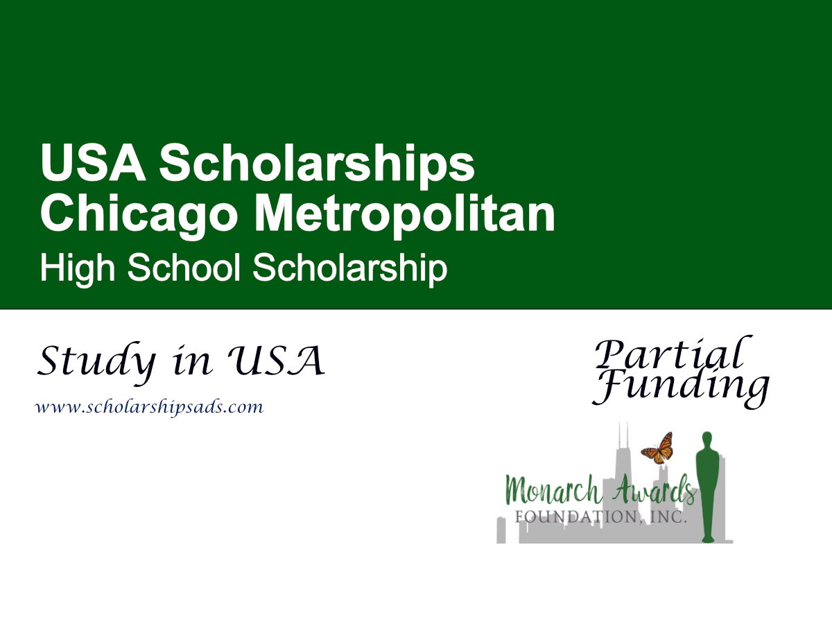 Chicago Metropolitan High School Scholarship in USA
