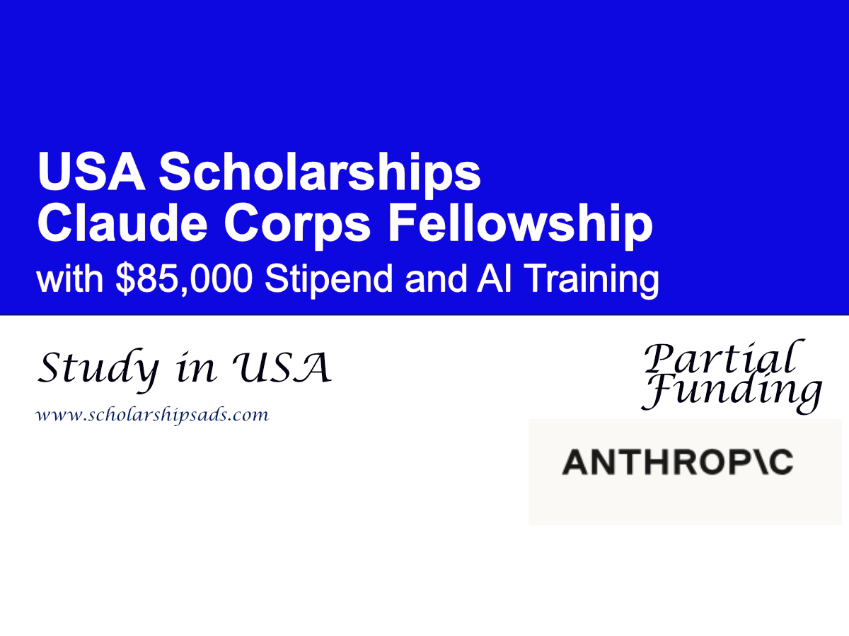 Claude Corps Fellowship 2027, USA