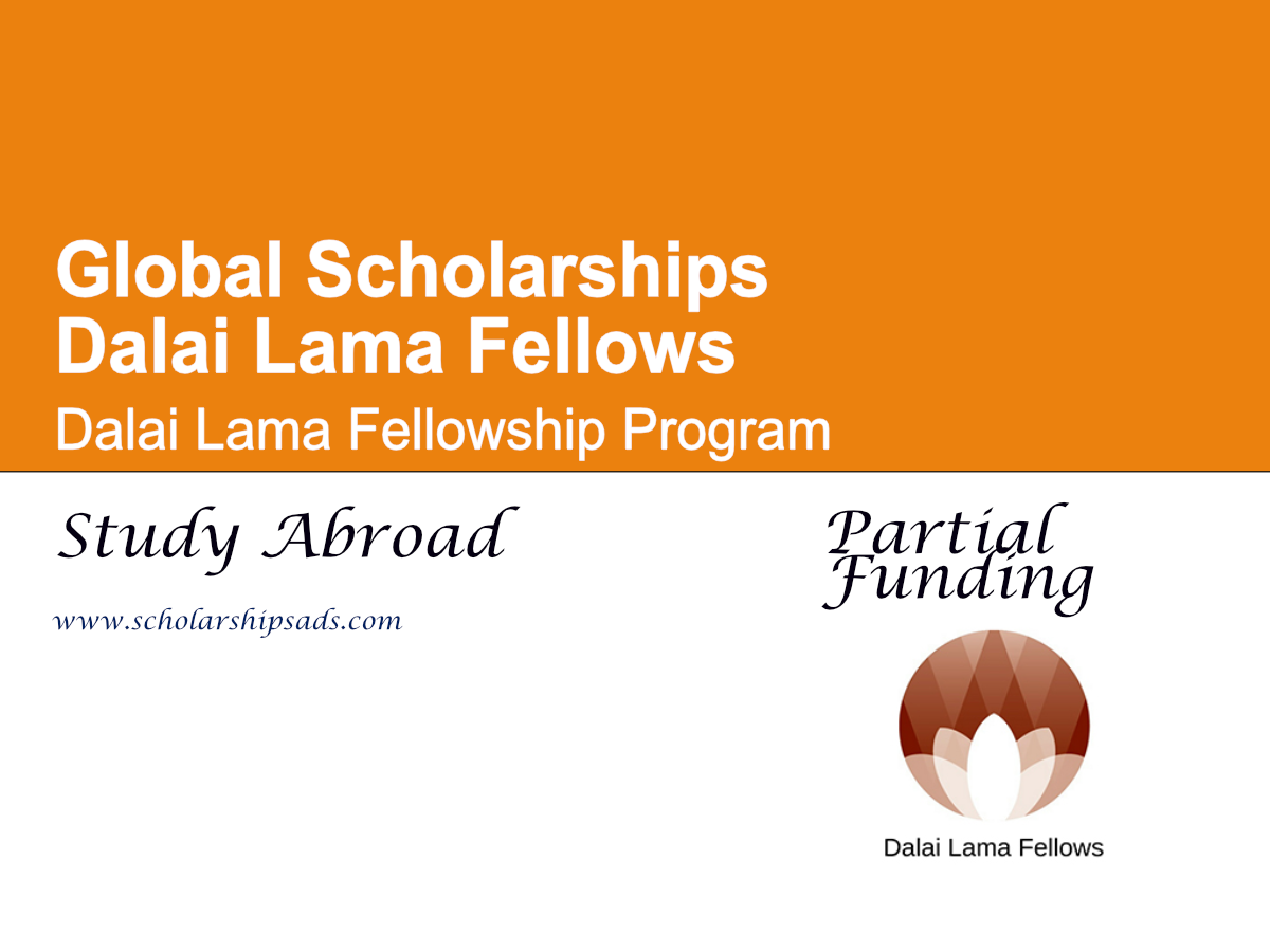 Dalai Lama Fellowship Program 2026