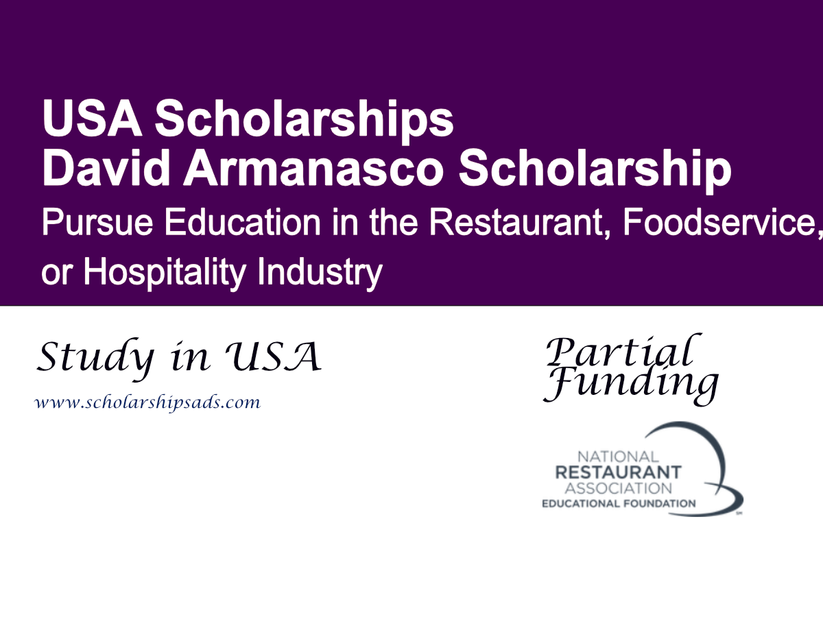 David Armanasco Scholarship, USA