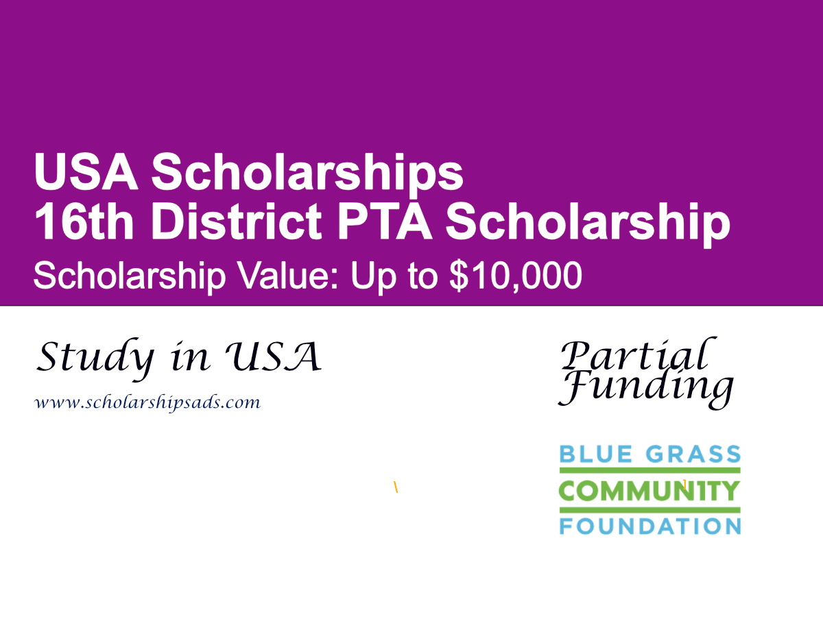 16th District PTA Scholarship in USA