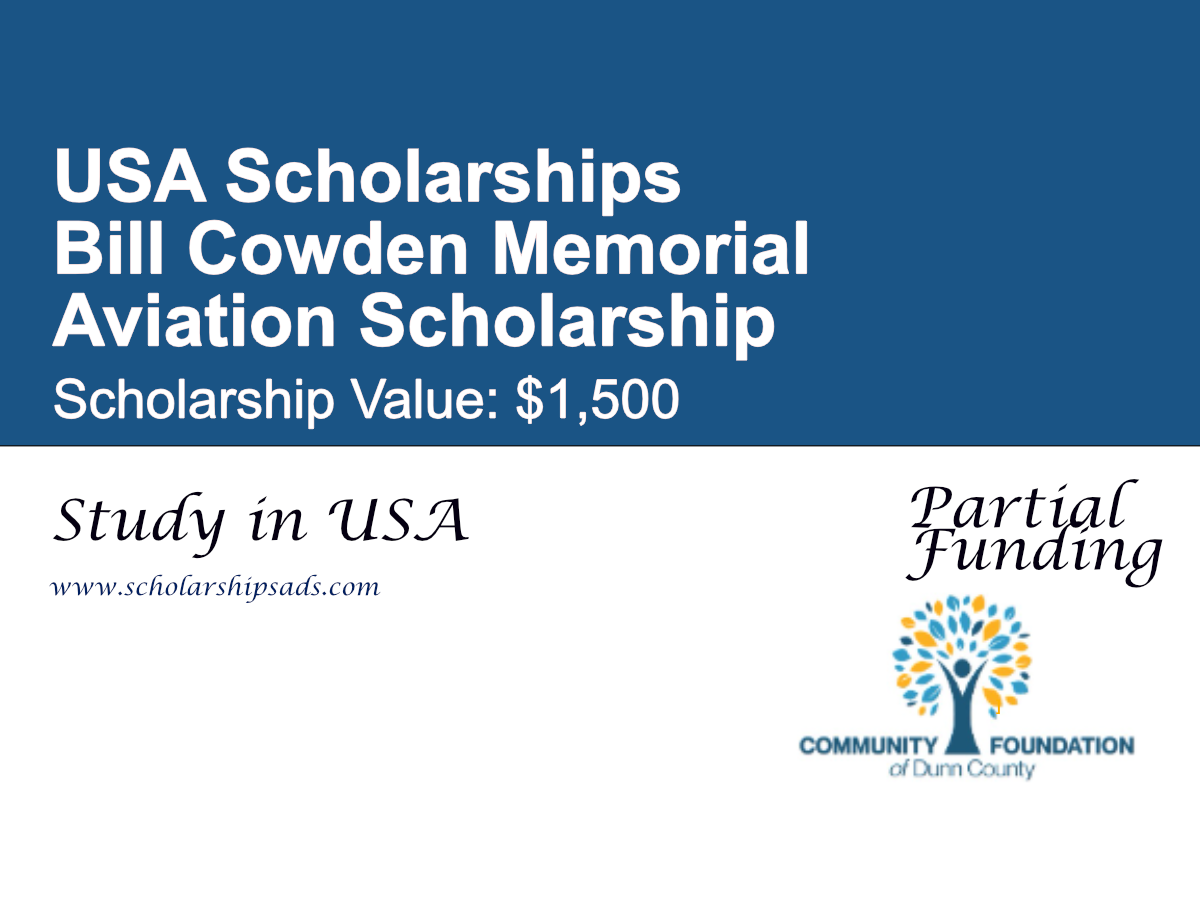 Bill Cowden Memorial Aviation Scholarship in USA