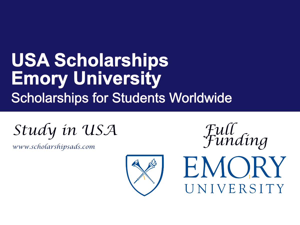 Emory University Fully Funded Scholarships 2027 in USA
