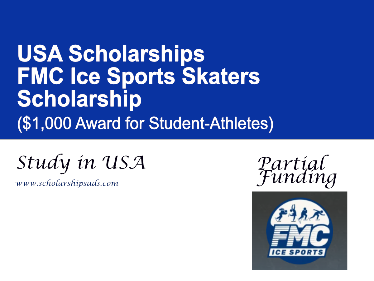 FMC Ice Sports Skaters Scholarship, USA ($1,000 Award for Student-Athletes in New England)