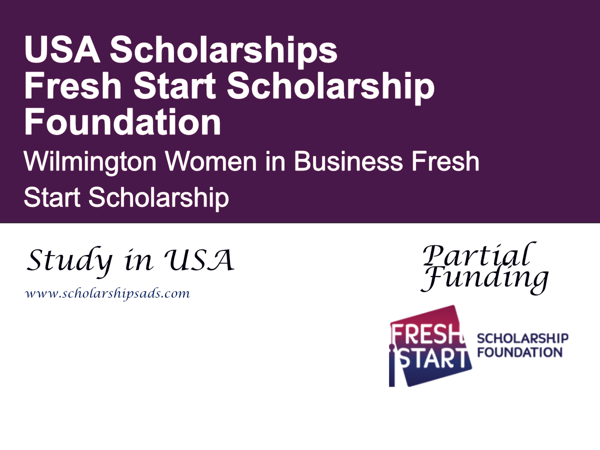 Wilmington Women in Business Fresh Start Scholarship in the USA