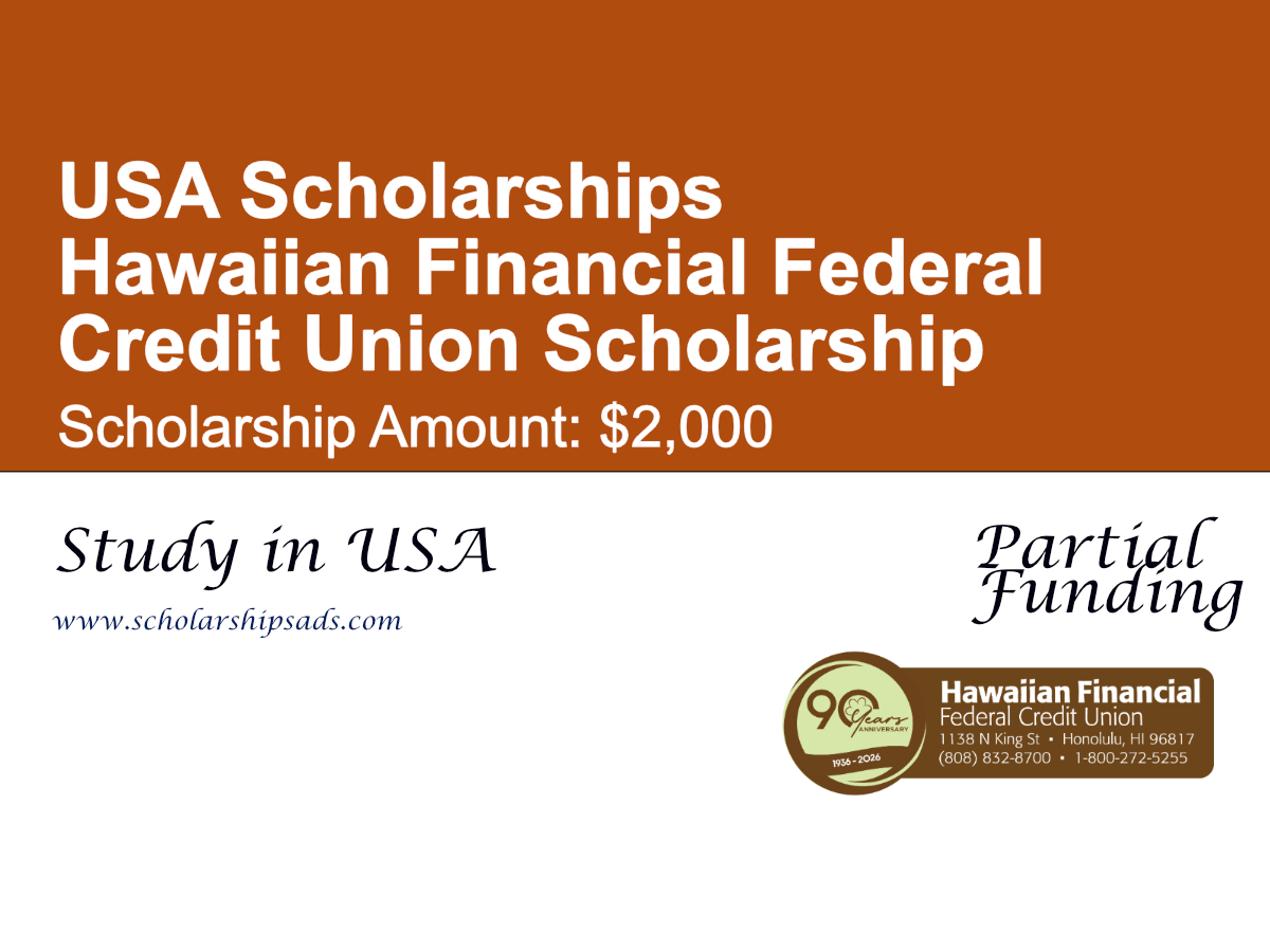 Hawaiian Financial Federal Credit Union Scholarship Program in USA