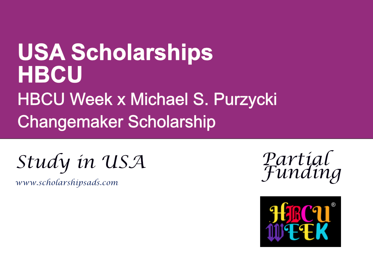 HBCU Week x Michael S. Purzycki Changemaker Scholarship in the USA