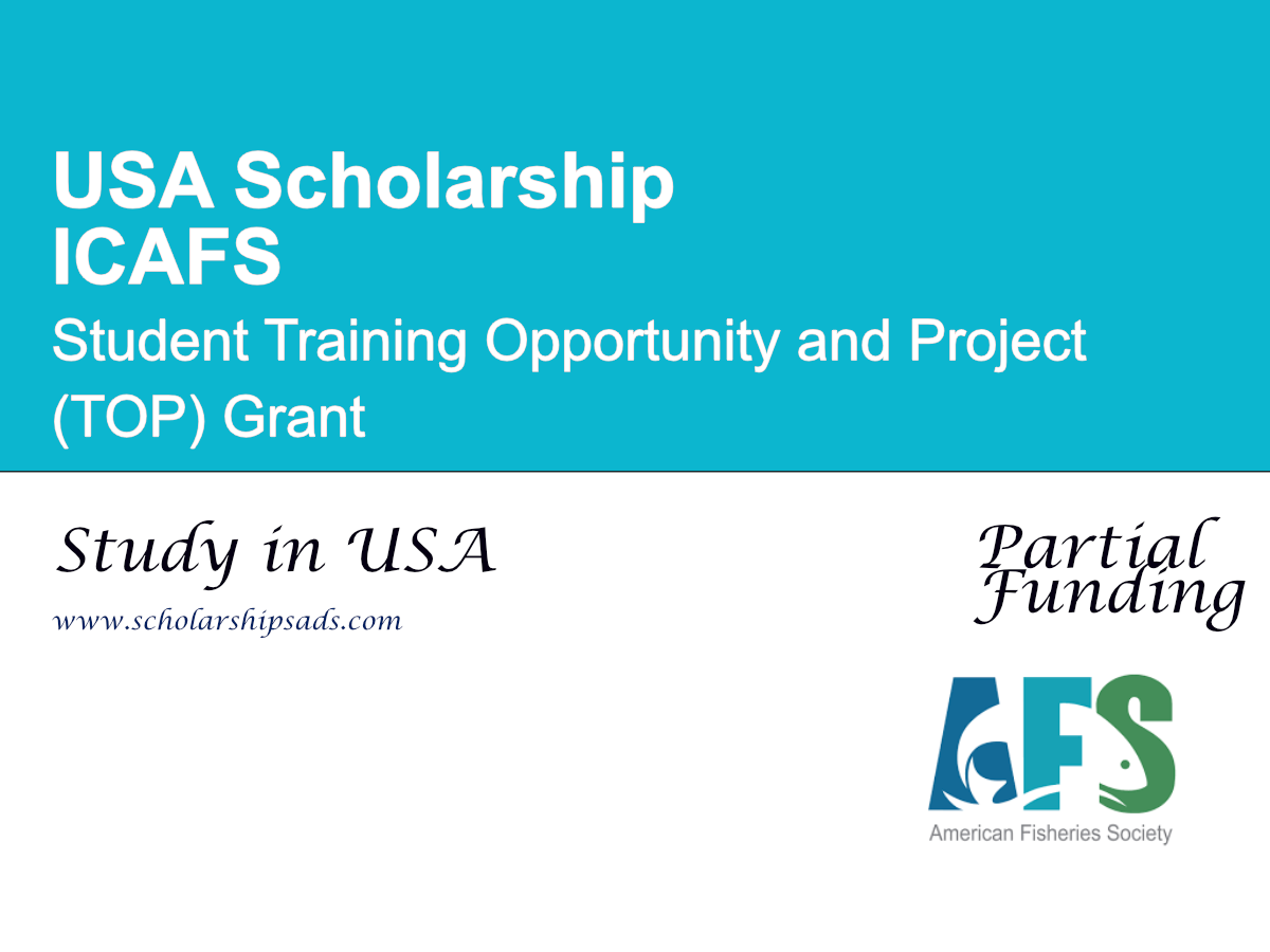 ICAFS Student Training Opportunity and Project (TOP) Grant, USA